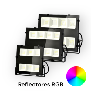 Reflector eléctrico RGB