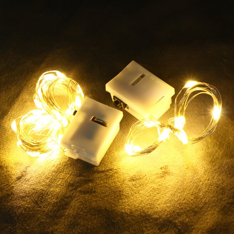 Alambre de 2m luz calida cajita (cod: 1050)