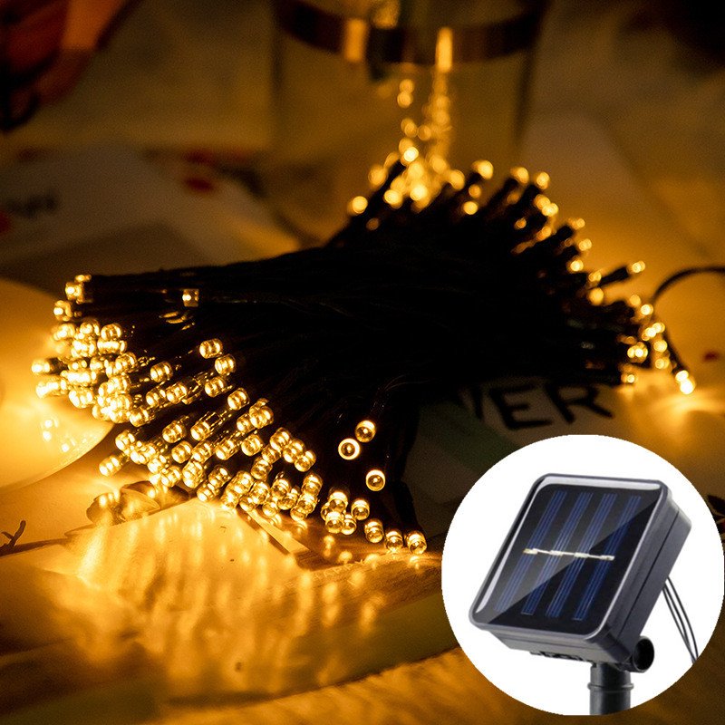 Tira solar cable verde de 10m (cod: 1055)