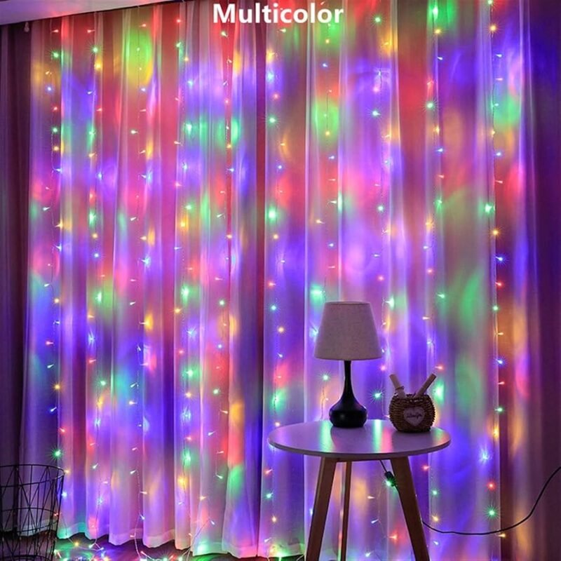 Cortina de luces LED de 3x2m (1058)