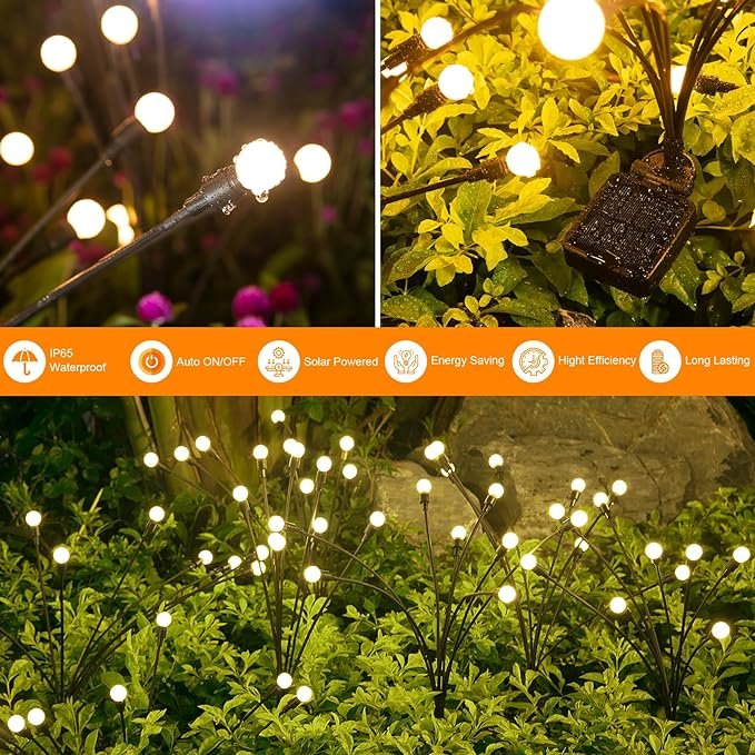 Estaca solar de jardín bolitas (cod: 1060)