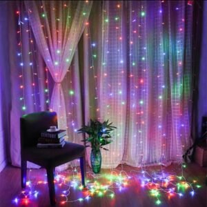 Cortina de luces LED de 3x2m (1058)