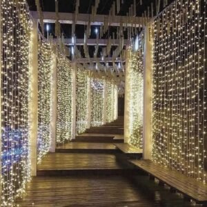 Cortina de luces LED de 3x3m (cod: 879)