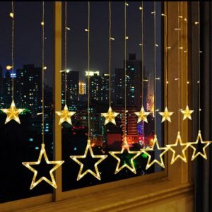 Cortina de luces LED estrellas (cod: 1056)