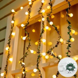 Tira con LED tipo esferas lechosas (cod: 1078)