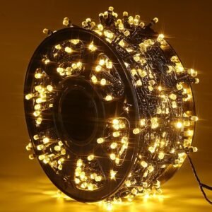 Rollo LED 50m cable verde luz cálida (cod: 1109)