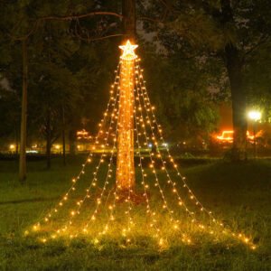 Cortina arbolito luz cálida (cod: 765)