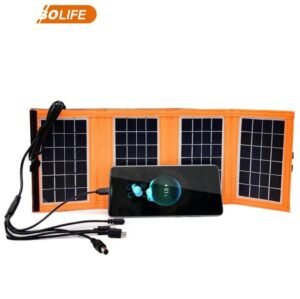 Panel solar para cargar celulares x4