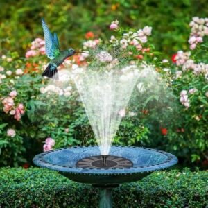 Mini bomba solar para fuentes