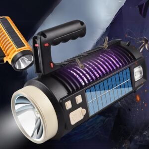 Linterna solar con mata mosquitos