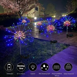 Estaca de jardín fuegos artificiales (cod: 756)