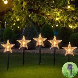 Set de 5 estacas estrellitas (cod: 591)
