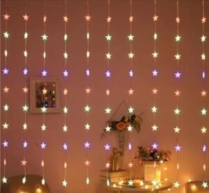 Cortina multiestrellas 3x1m con acople (cod: 1137)